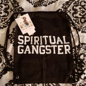 Spiritual Gangster Drawstring Yoga Bag